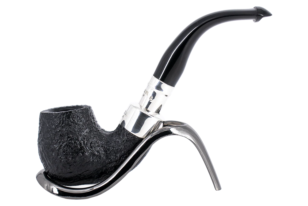 Peterson of Dublin System Spigot Sandblasted Briar Pipe - Shape 317