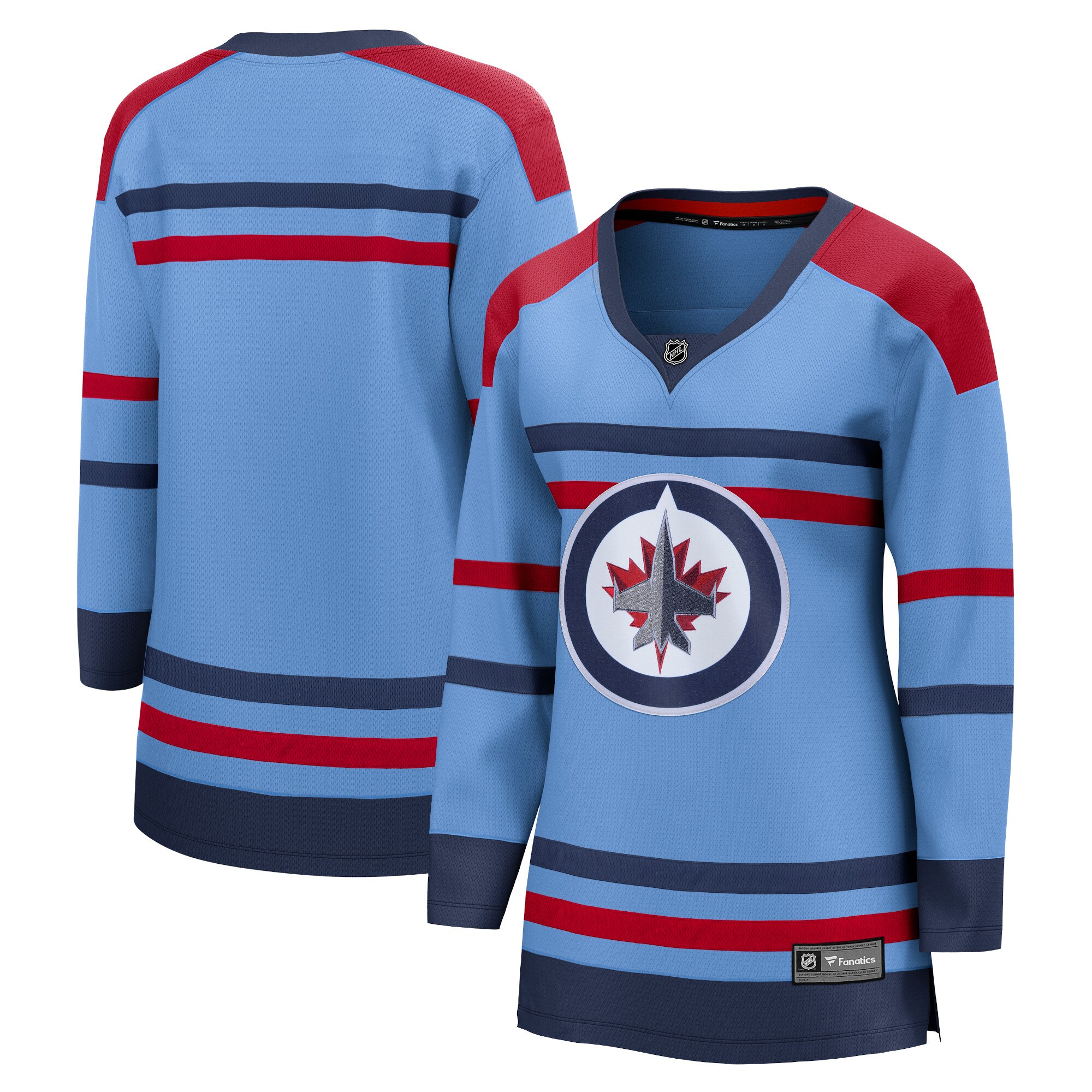 Winnipeg Jets Fanatics Women’s Anniversary Premier Breakaway Jersey – Light Blue