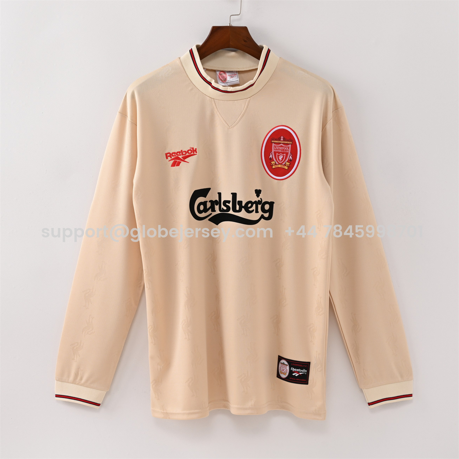 Retro Liver.pool 1996-97 Away Long Sleeves Jersey