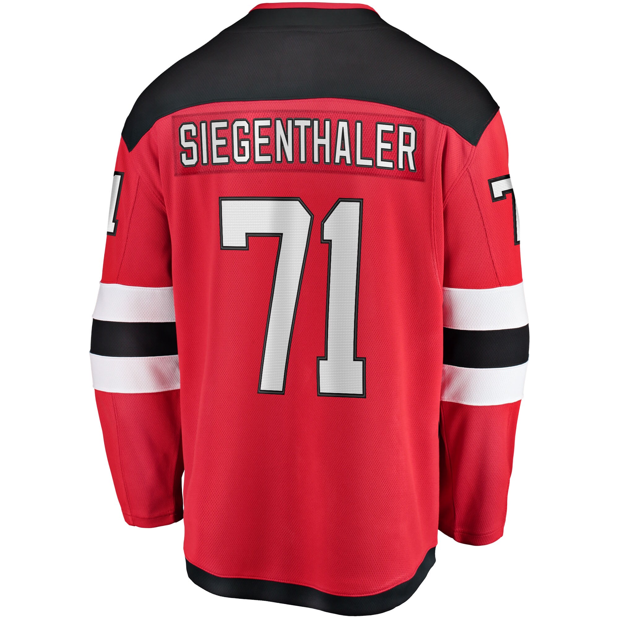 Jonas Siegenthaler New Jersey Devils Fanatics Home Breakaway   Jersey – Red