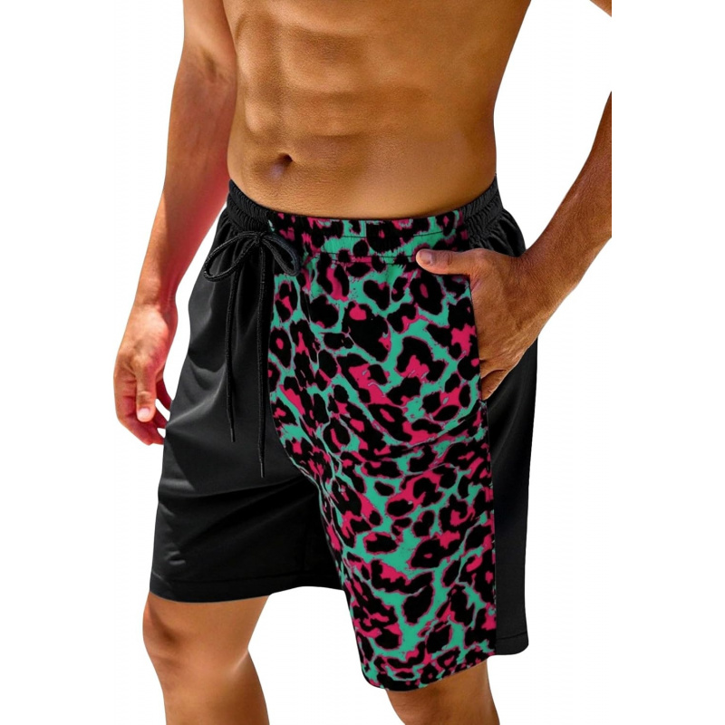 Men's Leopard Swim Trunks
