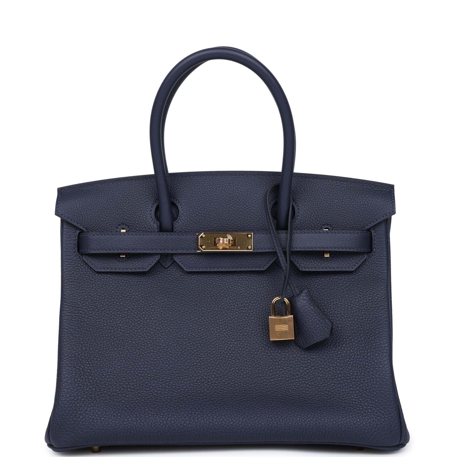 Birkin 30 Bleu Nuit Togo Gold Hardware