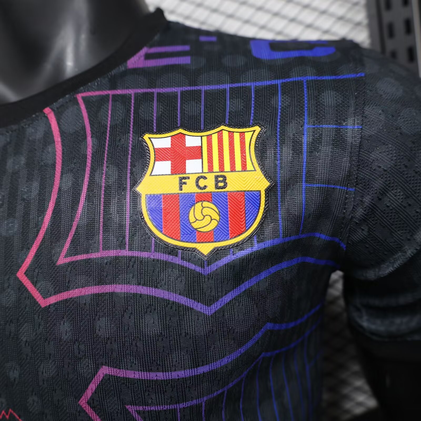 2025/2026 Player Version Barcelona Special Edition Black Football Shirt 1:1 Thai Quality