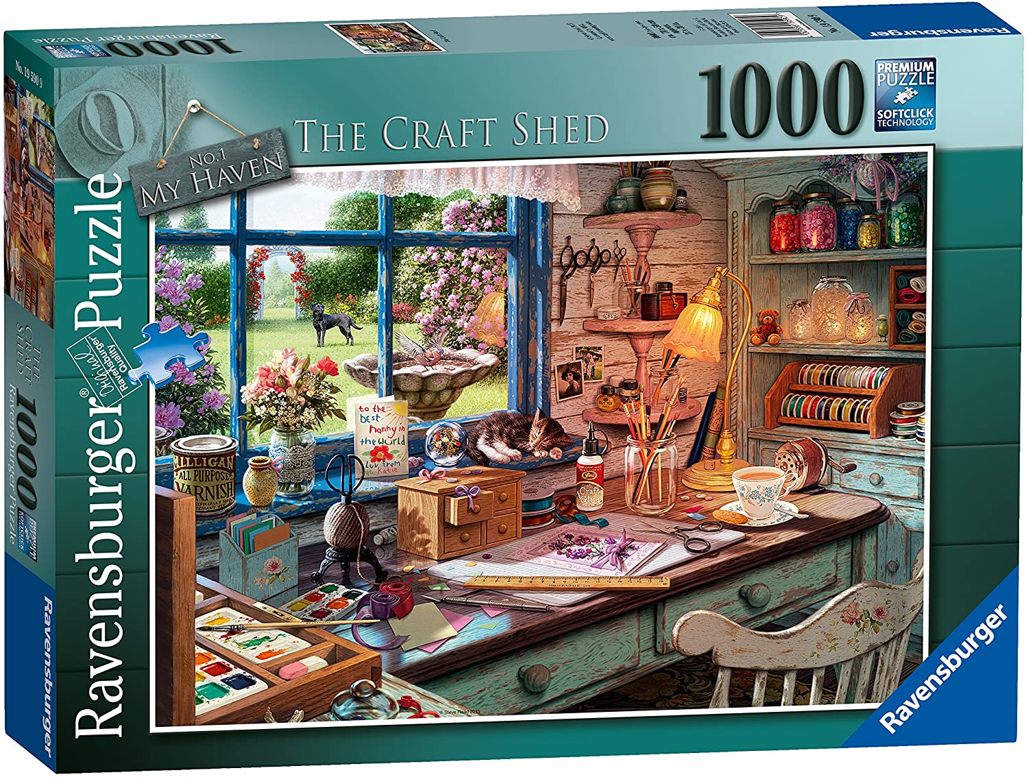 My Haven No.1, The Craft Shed – 1000 Piece Jigsaw Puzzle (Ravensburger)