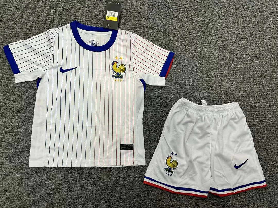 2024 Kids Size France Away Football Shirt 1:1 Thai Quality
