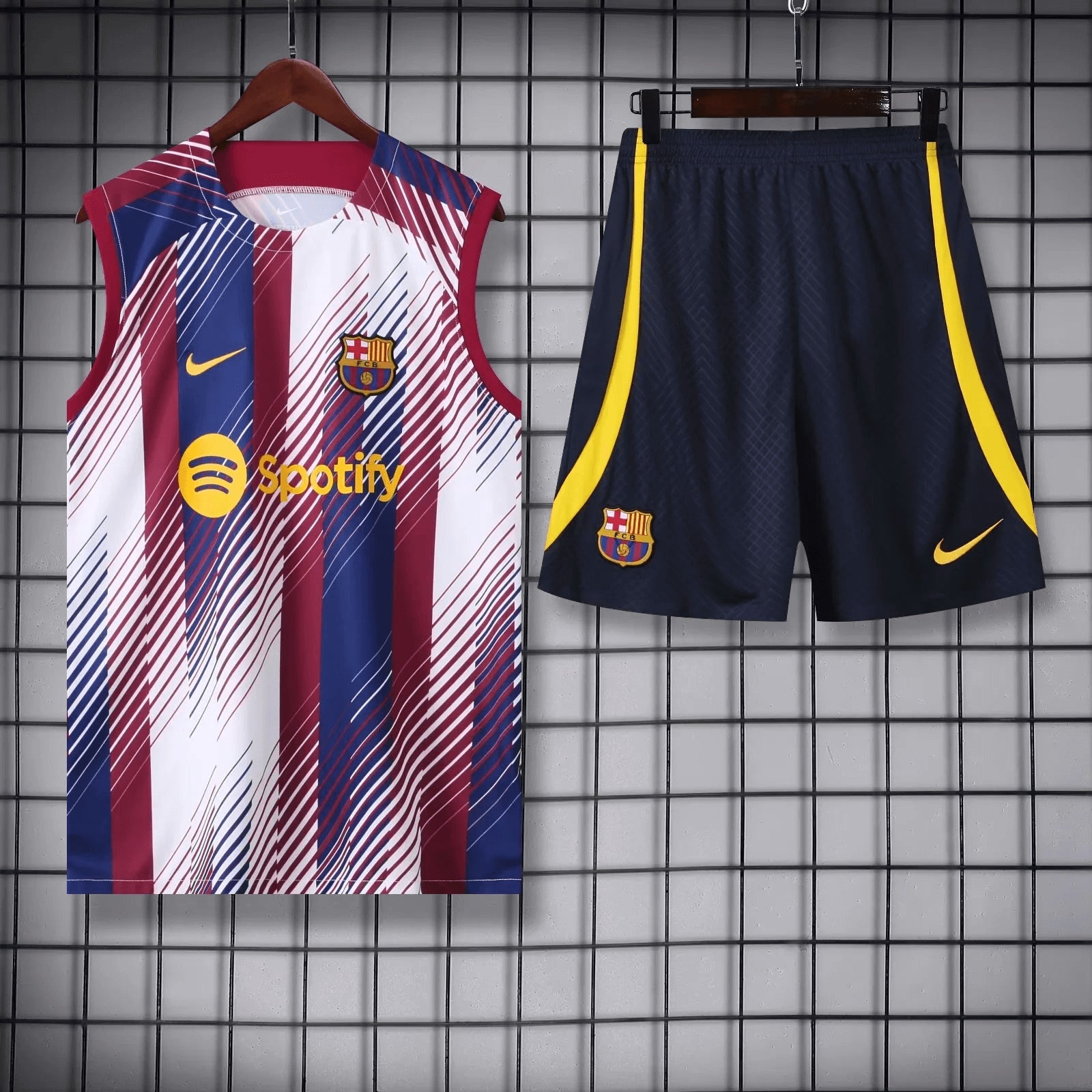 2023/2024 Barcelona pre-match training color Jersey+Shorts 1:1 Thai Quality