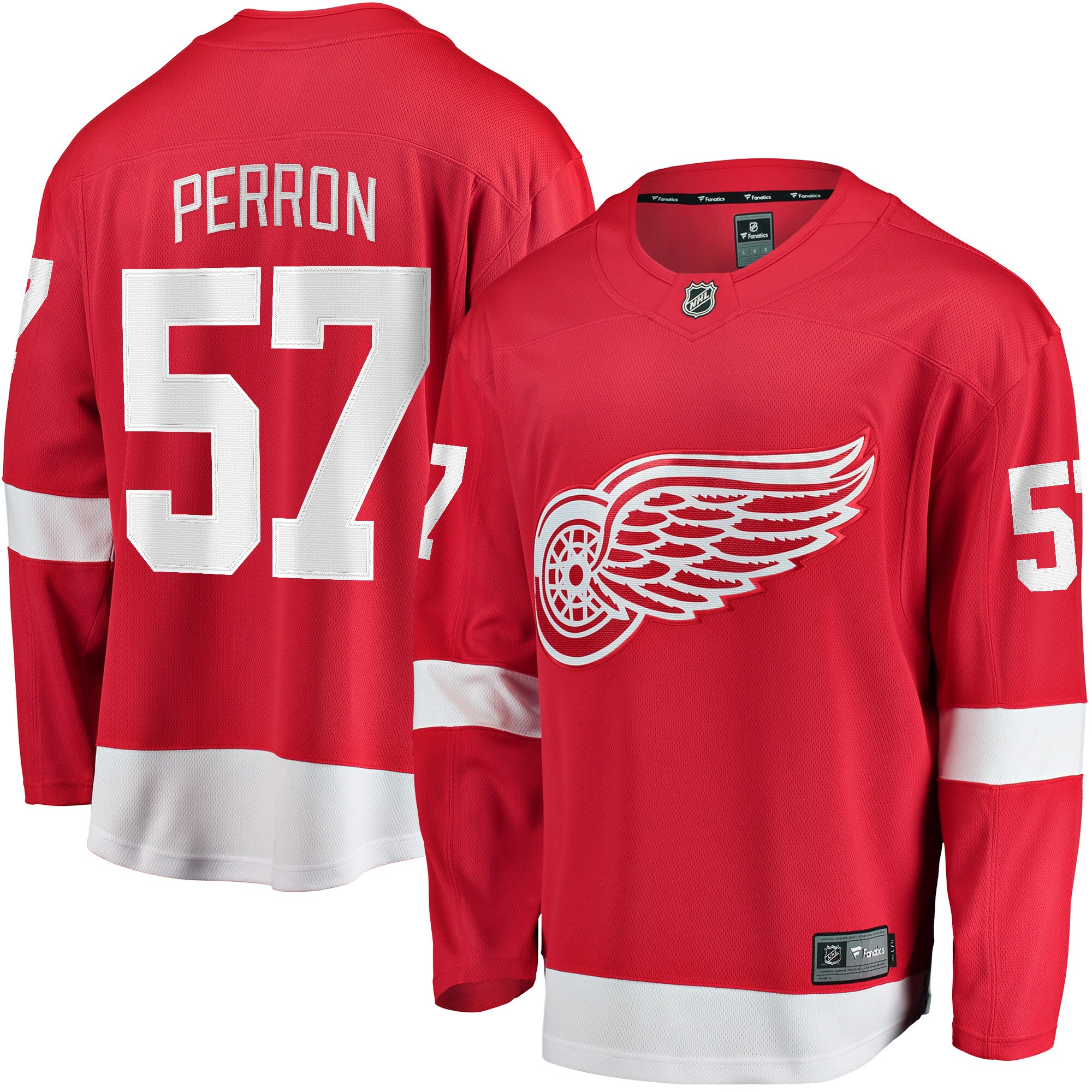 David Perron Detroit Red Wings Fanatics Home Breakaway   Jersey – Red