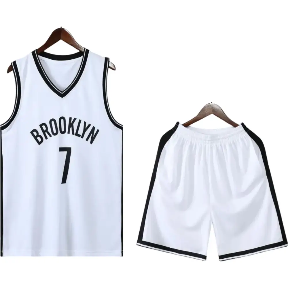 Nets basketball uniform white suit No.7 Durant