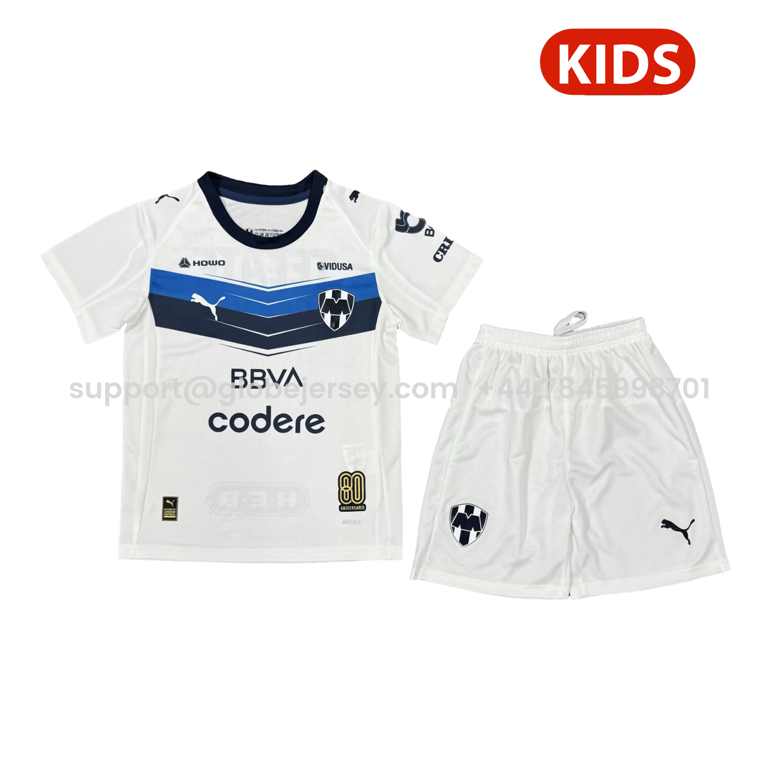 Rayados Monterrey 25-26 Away Kids Kit