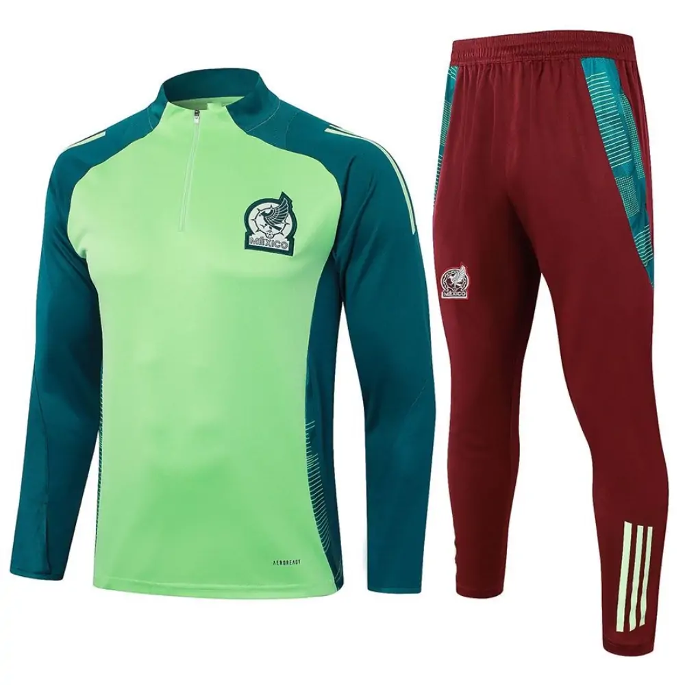 2024-25 Mexico Track Jacket - Half Zipper Adult Set