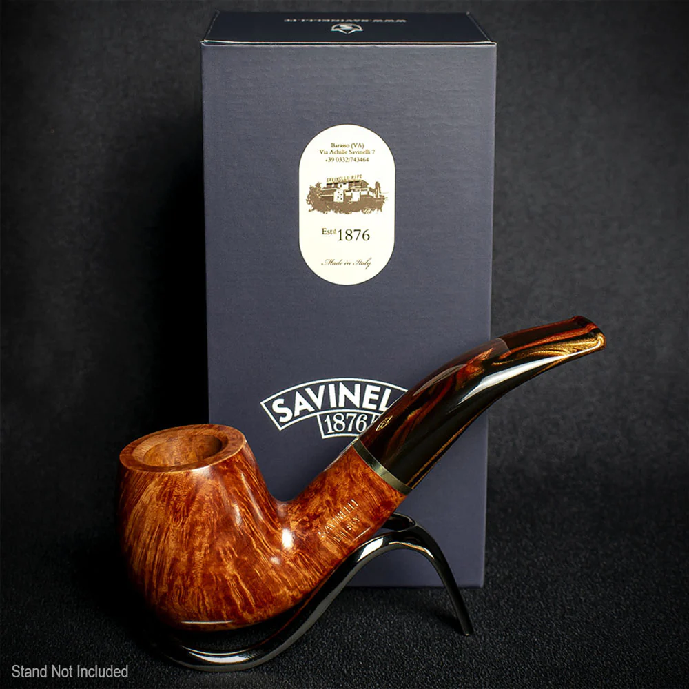 Savinelli Whiskey Natural Smooth 616KS - 6mm Briar Pipe