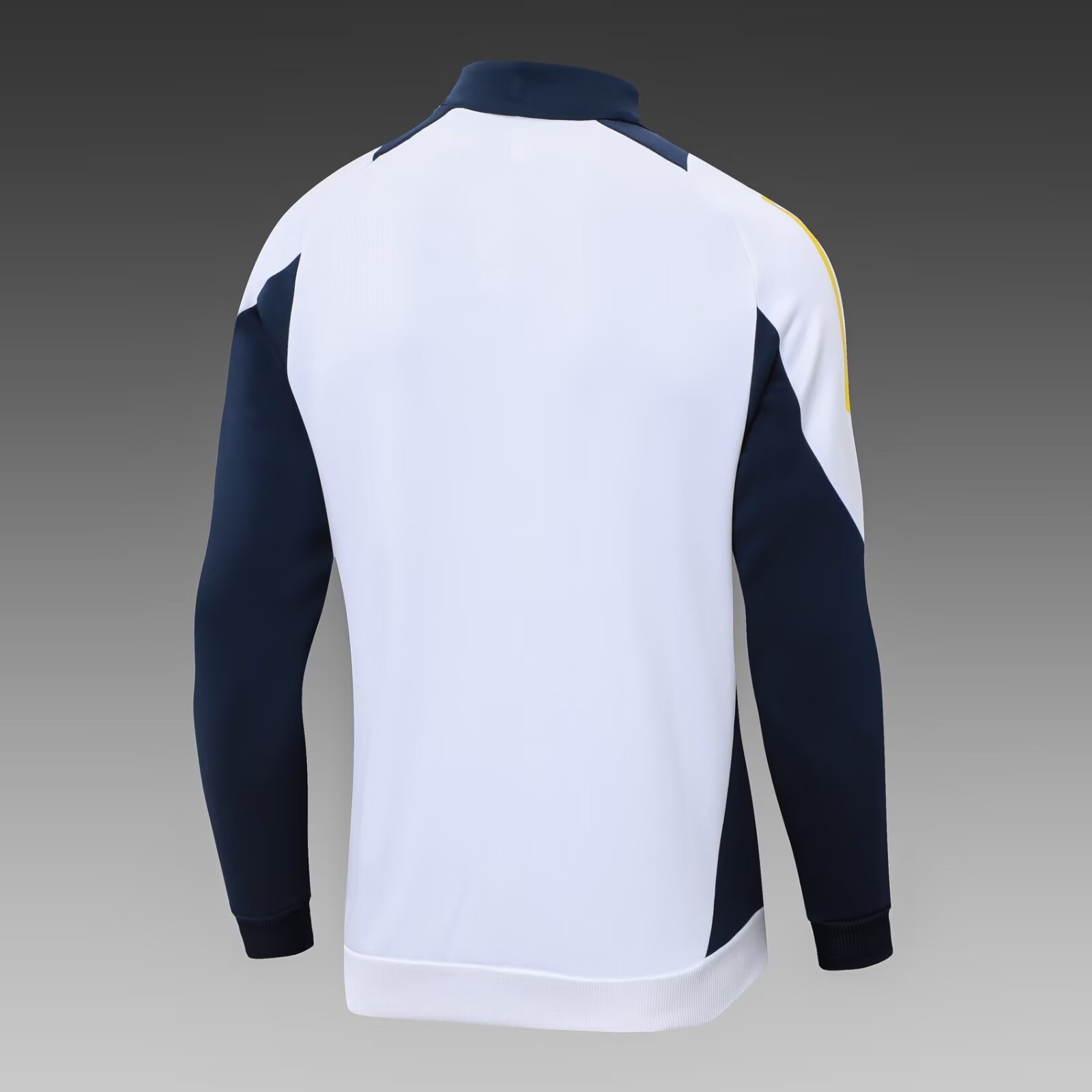 2024/2025 Real Madrid White Long Zipped Jacket Football Shirt 1:1 Thai Quality