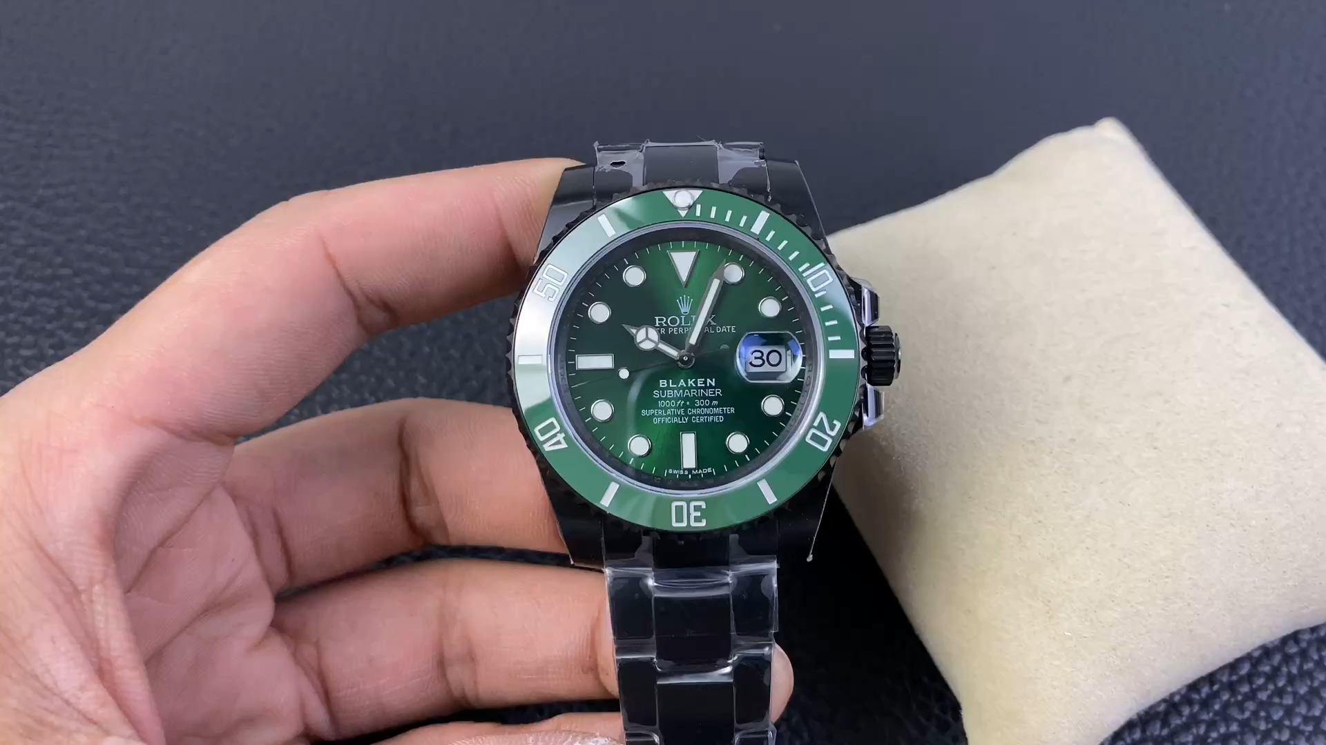 【Super Clone】Rolex Submariner 'Hulk' 116610LV