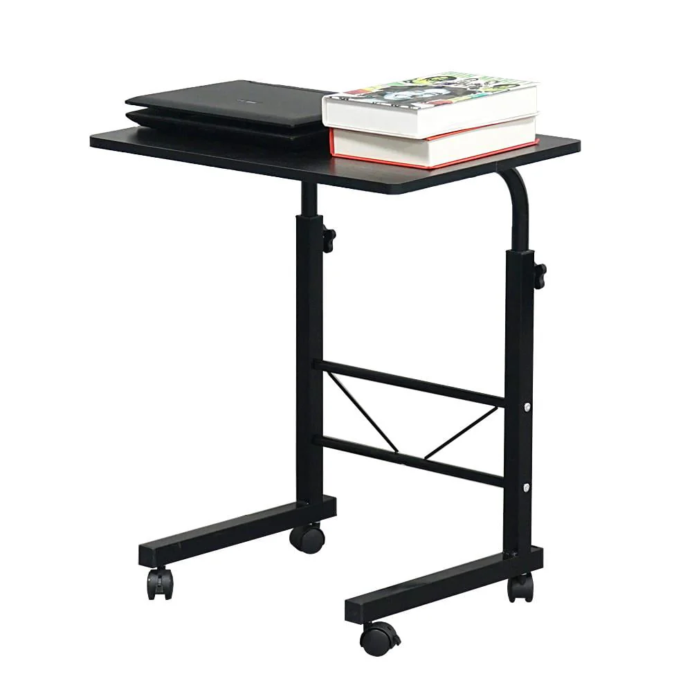 Zimtown Removable Laptop Table Stand Height Adjustable Computer Desk Sofa Bed Tray Black