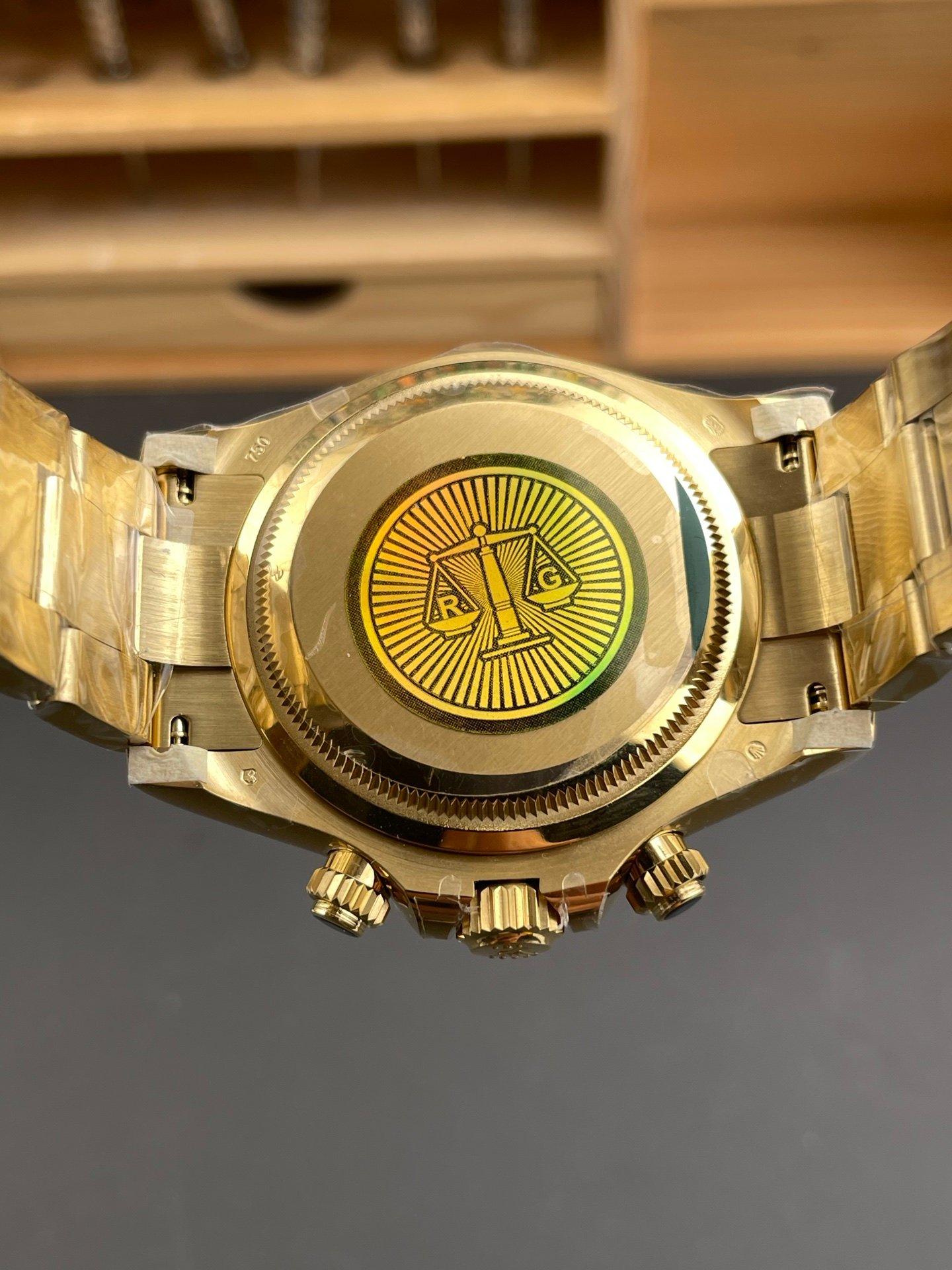 Rolex Daytona Black Gold Full Gold