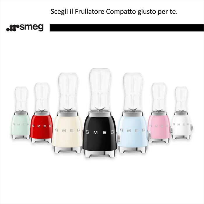 SMEG - Frullatore Compatto 50's Style- PBF01BLEU-Nero