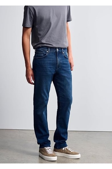 Men's Regular Rise Straight Leg Jeans