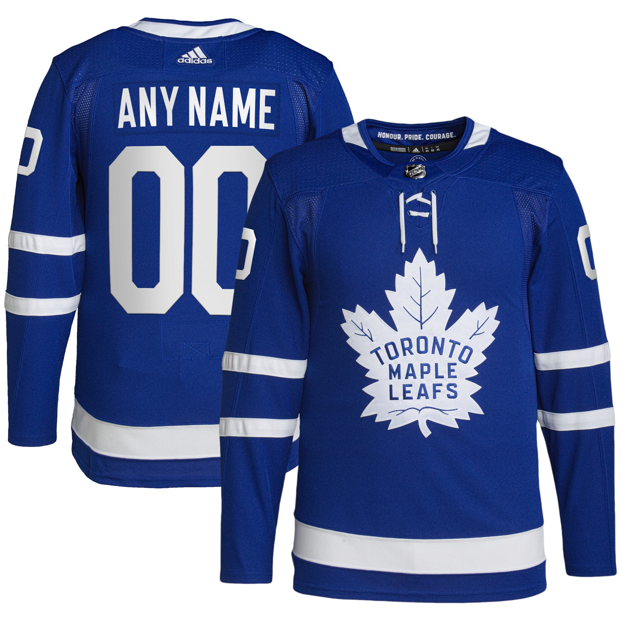 Toronto Maple Leafs   Home  Primegreen  Custom Jersey – Royal