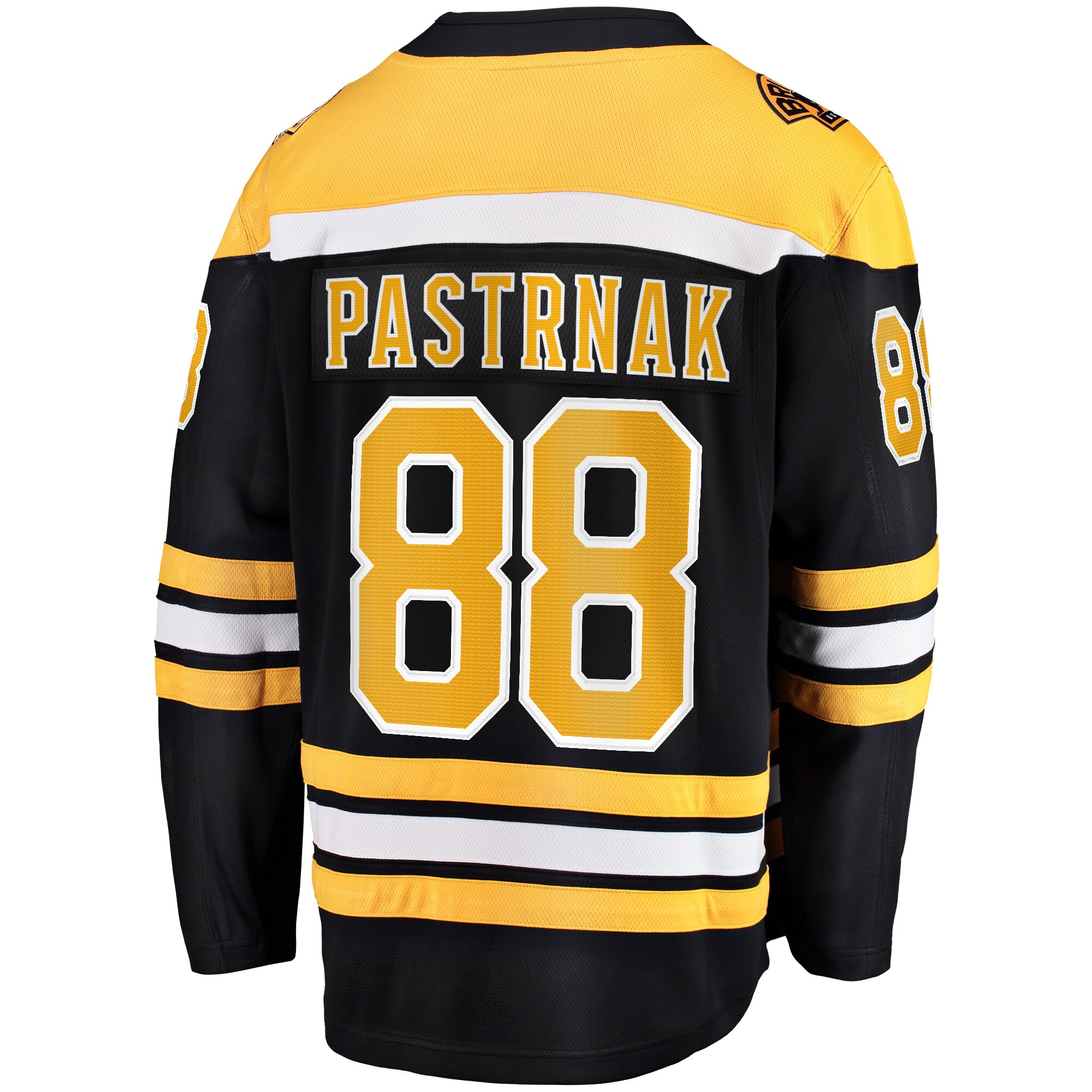 David Pastrnak Boston Bruins Fanatics Home Breakaway Jersey – Black