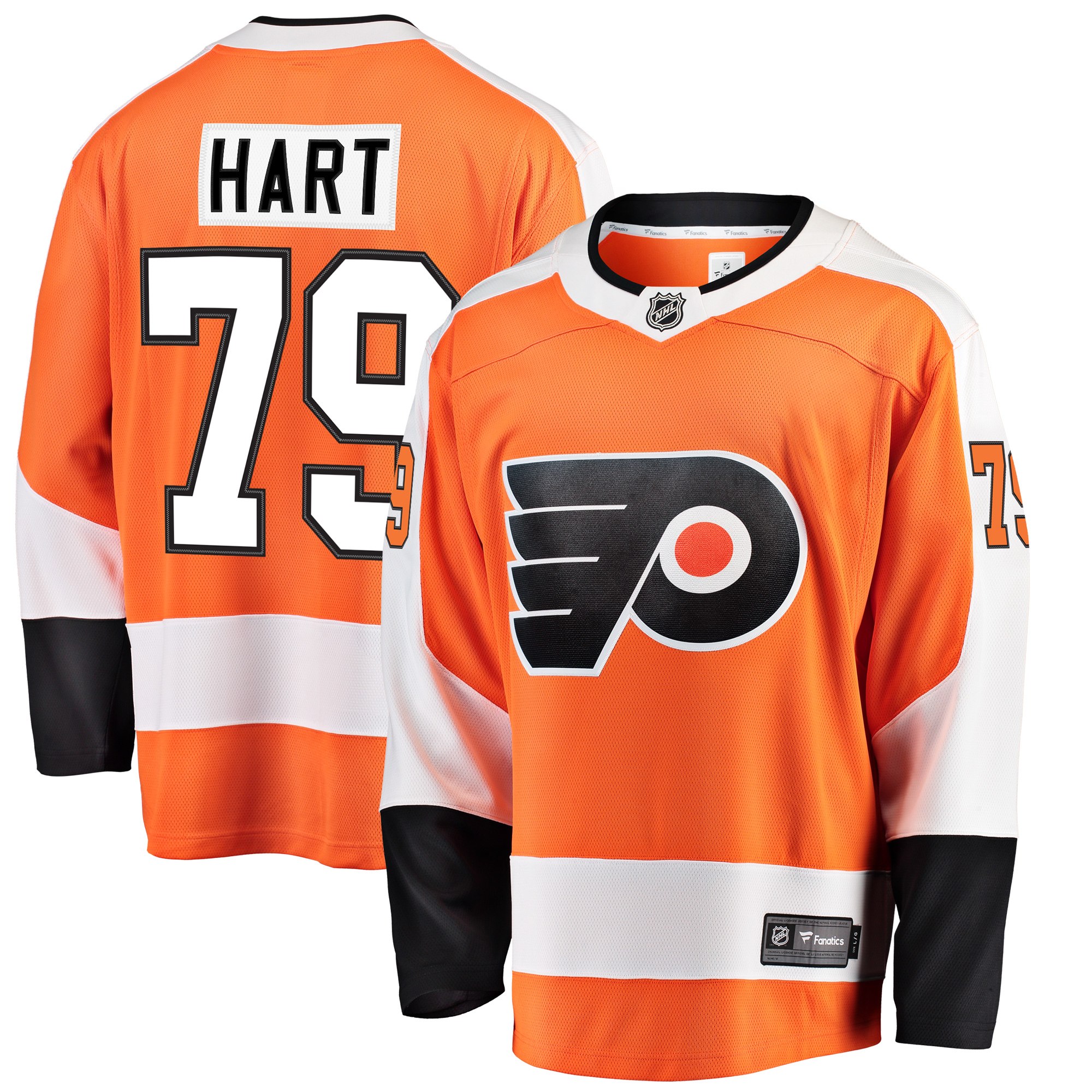 Carter Hart Philadelphia Flyers Fanatics Home Premier Breakaway   Jersey – Orange