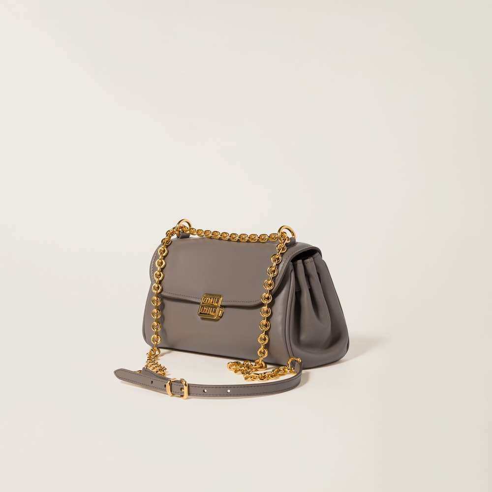 Leather shoulder bag