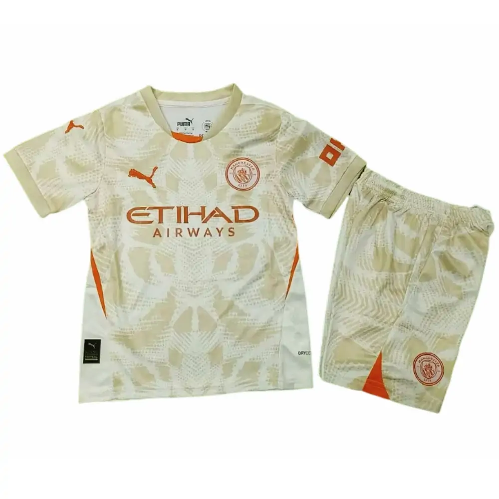 2024-25 New Season Manchester City Goalkeeper Children's Jersey - Fan Edition