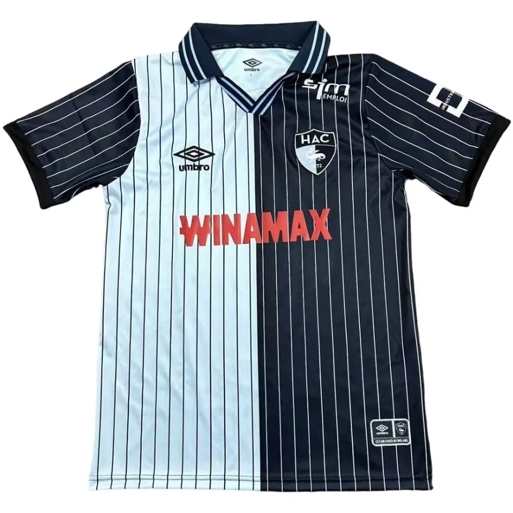 2025-26 Le Havre Home kit - Short Sleeve Fans Edition