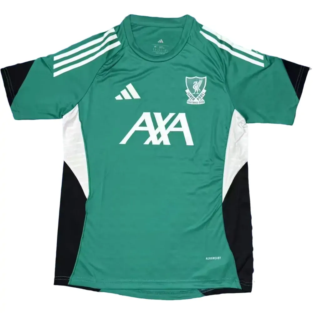 2025-26 Liverpool Training Wear Green Jersey-Fans Edition
