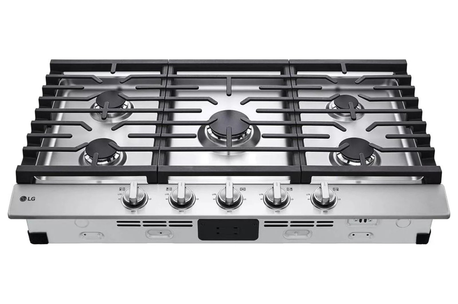 LG 36 Inch Gas Cooktop with 5 Sealed Burners Stainless Steel CBGJ3623S