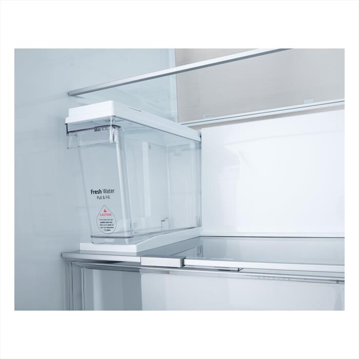 LG - Frigorifero side by side GSLE91EVAC Classe C-Essence Black Steel