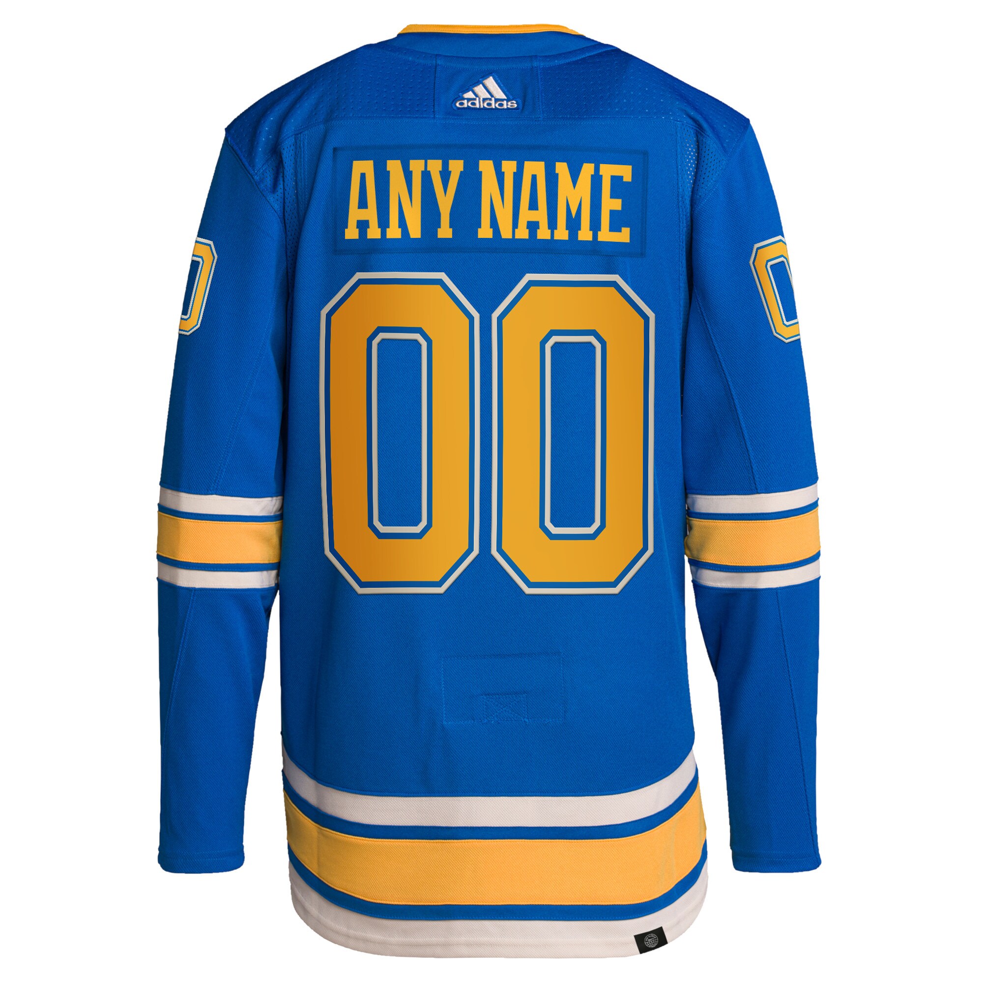 St. Louis Blues   Alternate  Primegreen  Custom Jersey – Blue