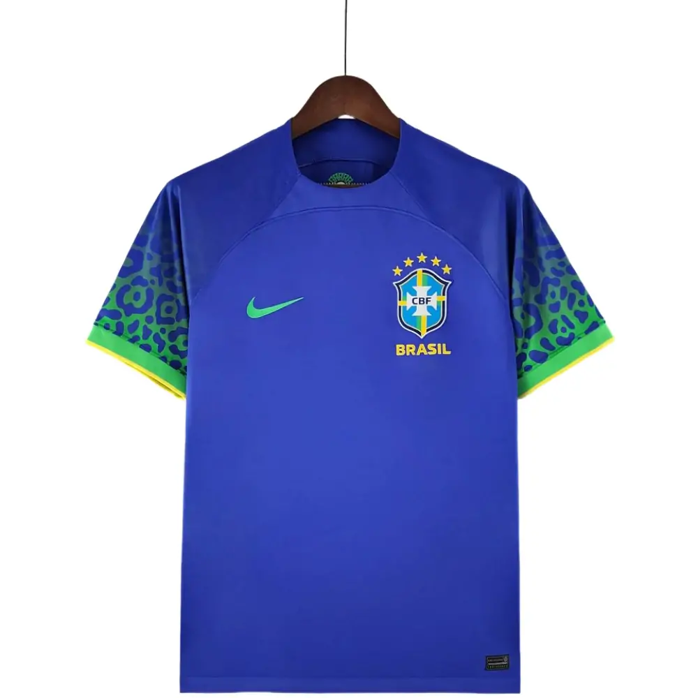 2022 World Cup Brazil Away Soccer Jersey-Fans Edition