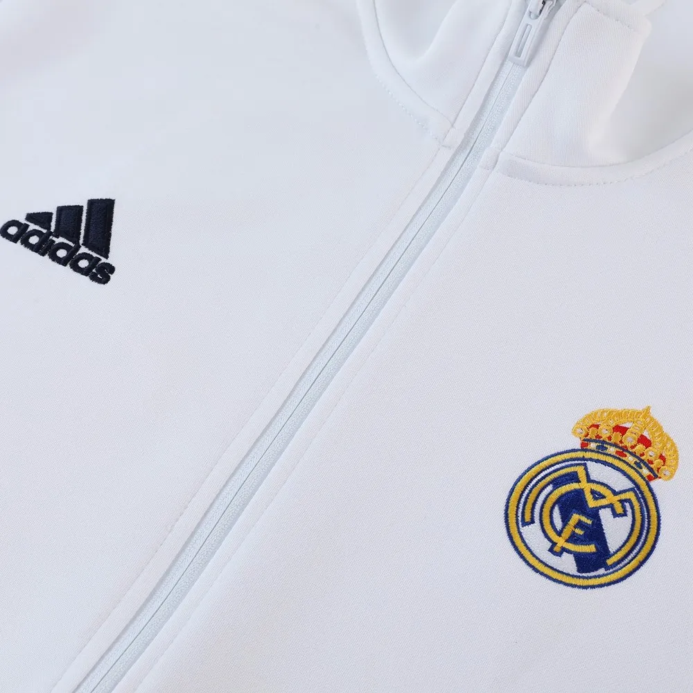 2023/24 Real Madrid Jacket White Tracksuit