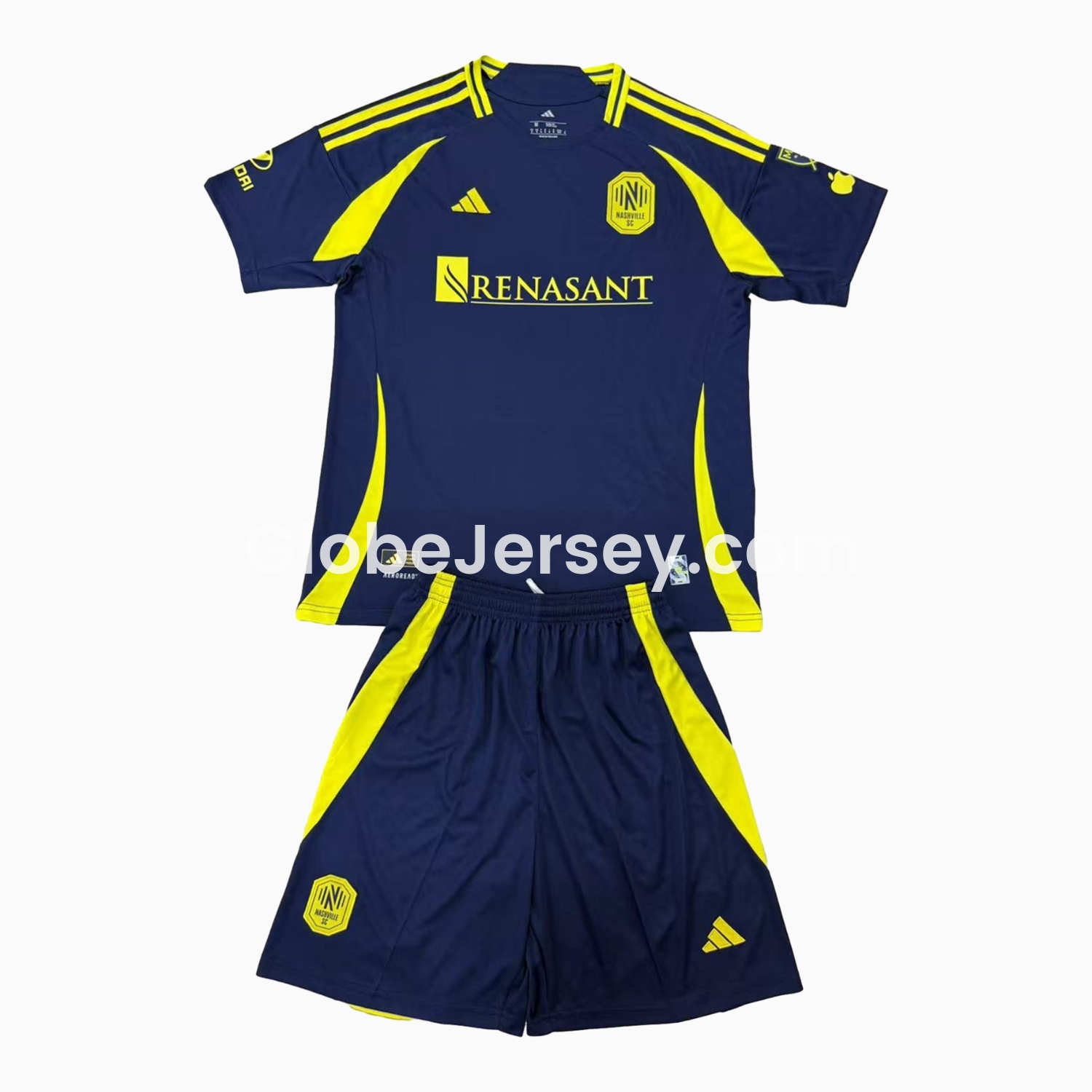 Nashville SC 2025 Away Men's Adult Jersey Set - Fans Version