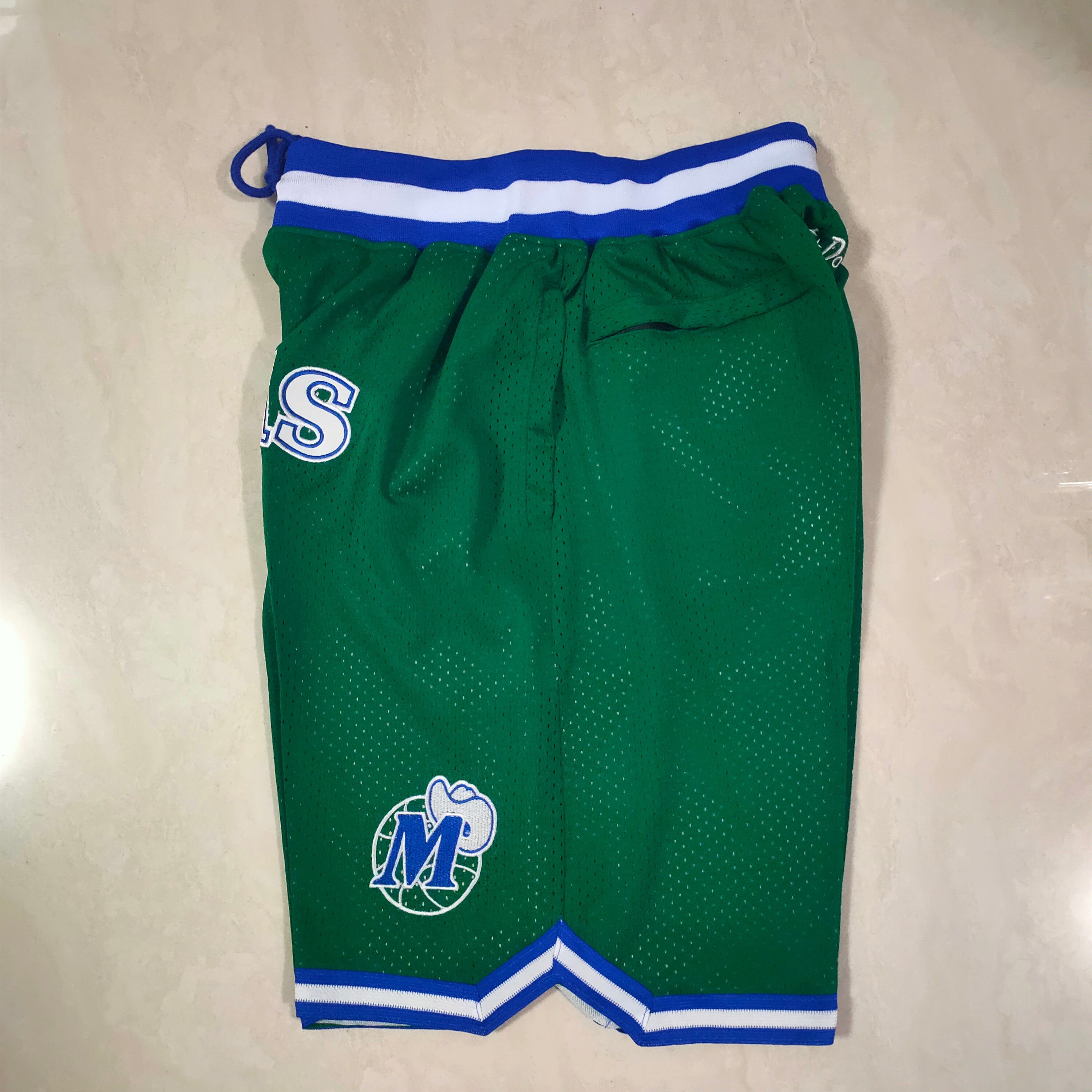 Dallas Mavericks Green Juston Retro Shorts