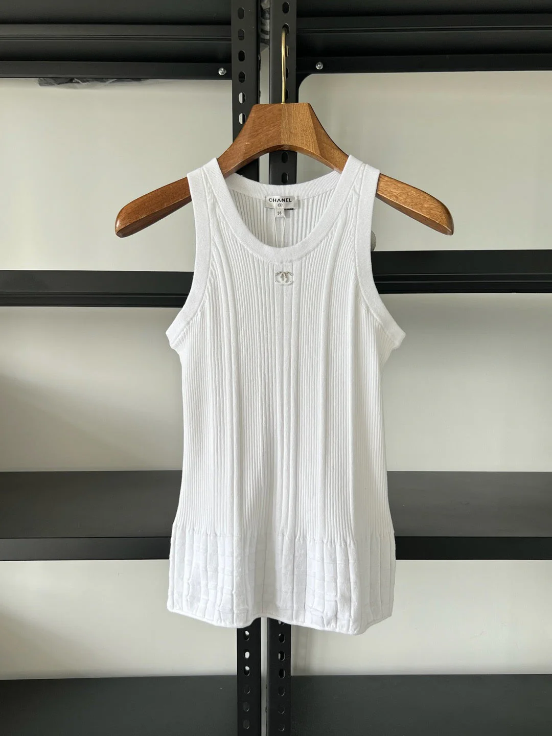 Jacquard knitted vest