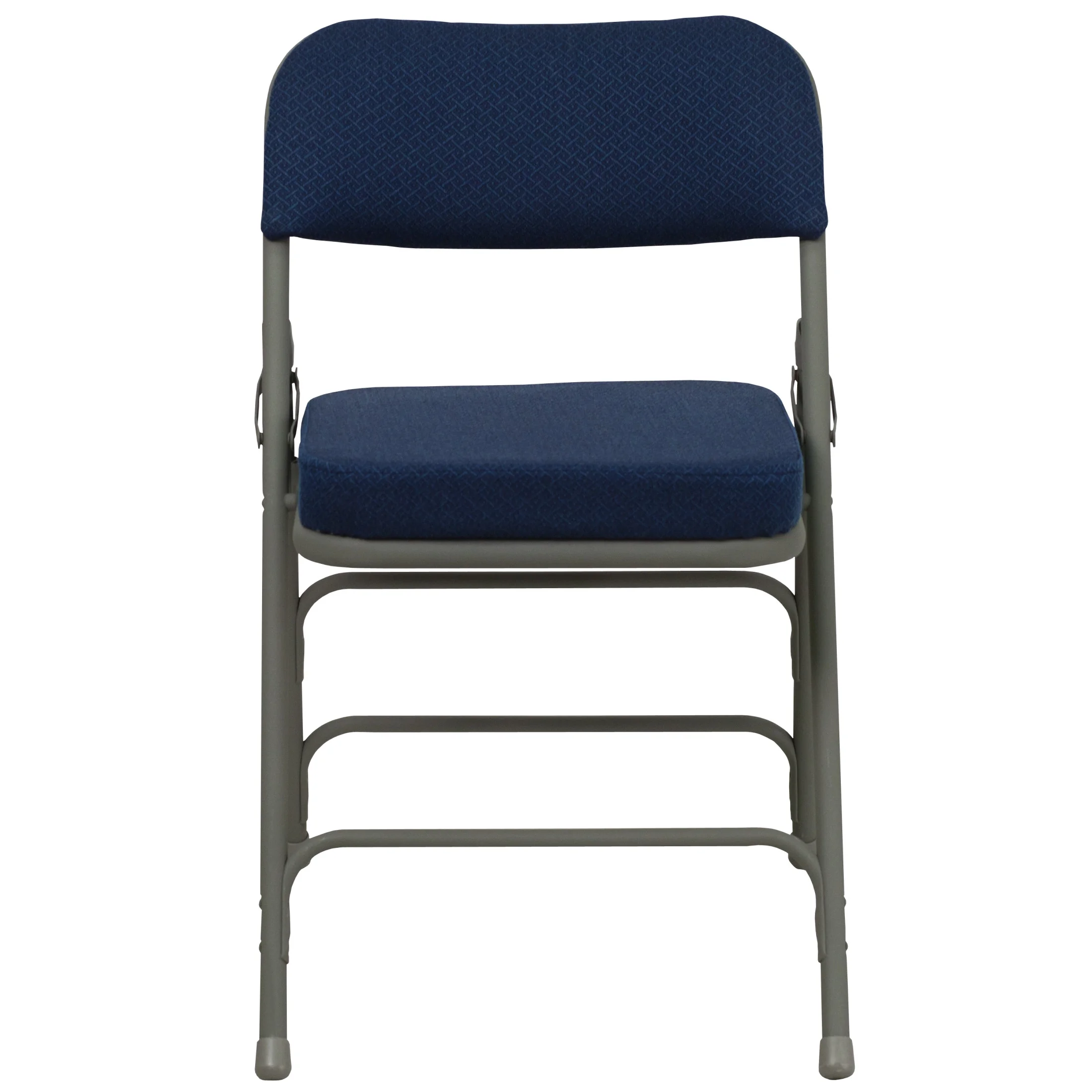 Flash Furniture Hercules Adult Triple Braced & Double Hinged Folding Chairs, Set of 2, Navy