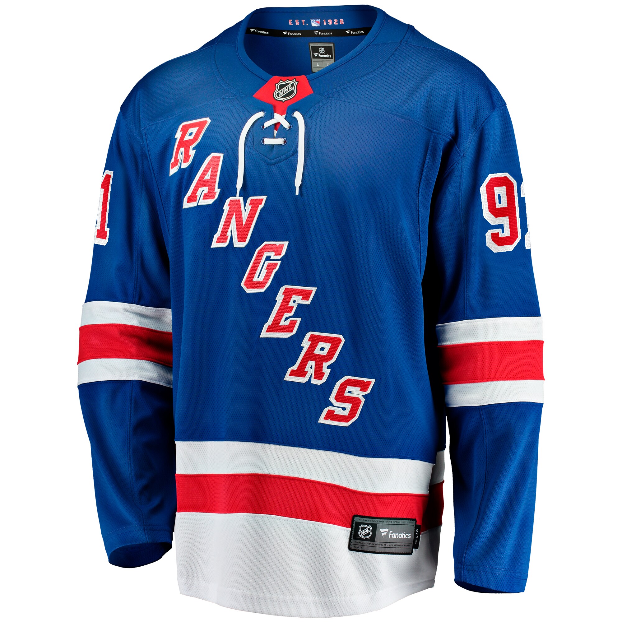 Alexander Wennberg New York Rangers Fanatics Home Breakaway Jersey – Blue