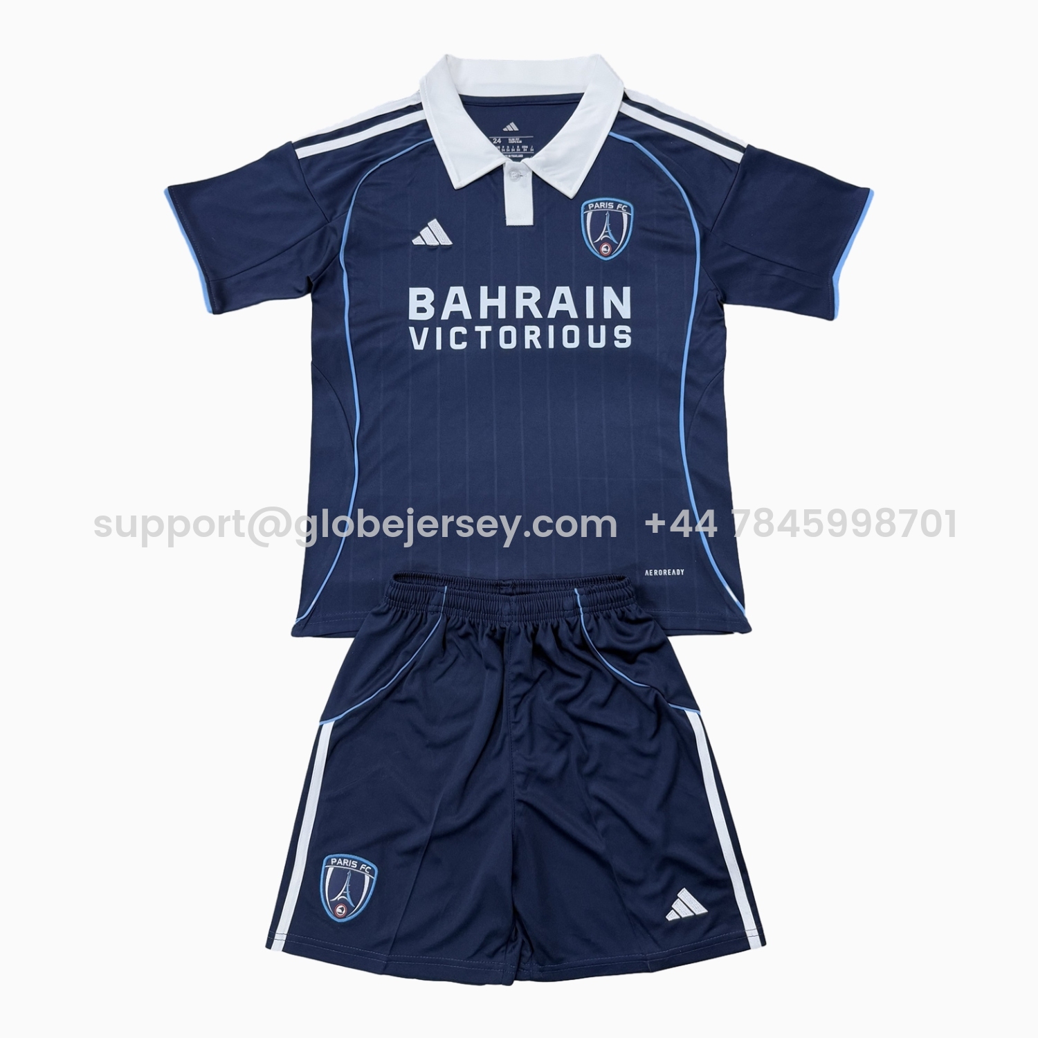 Paris FC 25-26 Home Men's Adult Jersey Set - Fans Version
