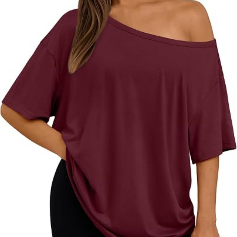 The Shoulder Tops Oversized Short Sleeve Tshirts 2026
