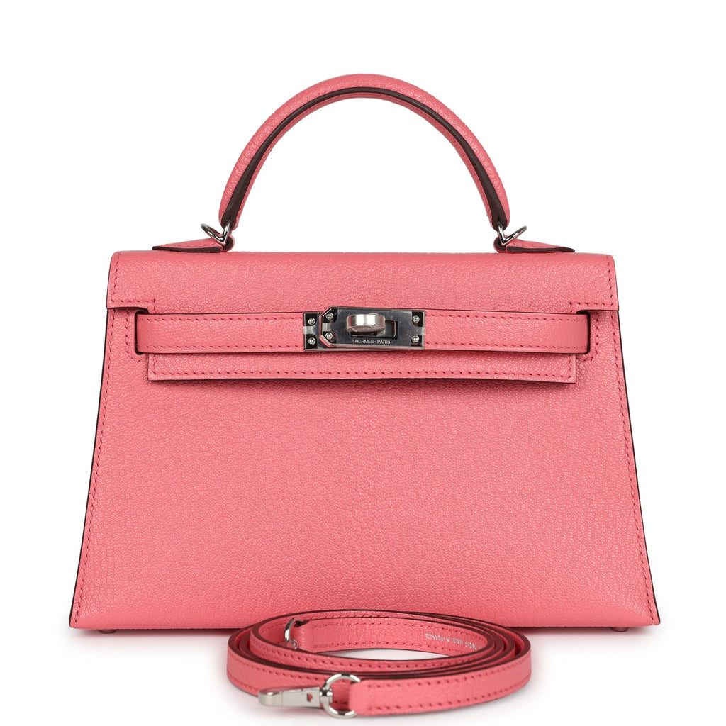 Kelly Sellier 20 Rose D’Ete Verso Chevre Palladium Hardware