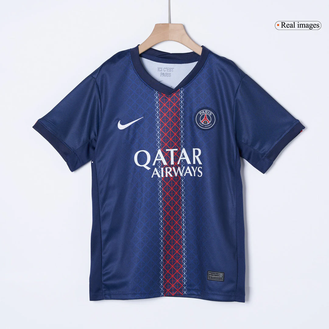 Kid's PSG Home Jersey Full Kit 2025/26