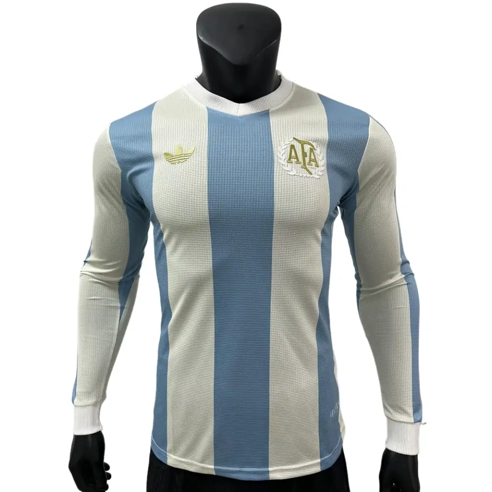 2025-26 Argentina 50th Anniversary Long Sleeve Jersey - Player Edition
