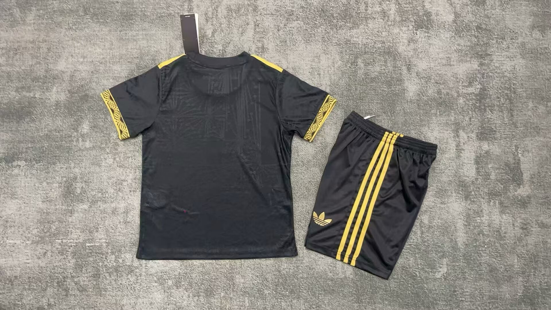 2025 Kids Size Mexico Special Edition Gold Cup Black Football Shirt 1:1 Thai Quality