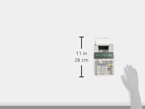 Sharp Printer Calculator Semi-Desktop Type 12 Digits EL-1750V