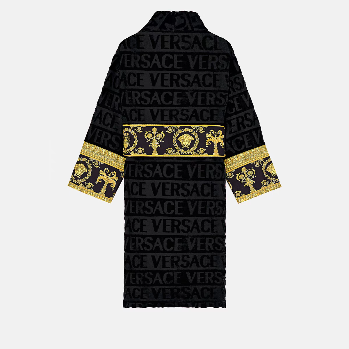Couple Home Cotton Printed Baroque Bathrobe