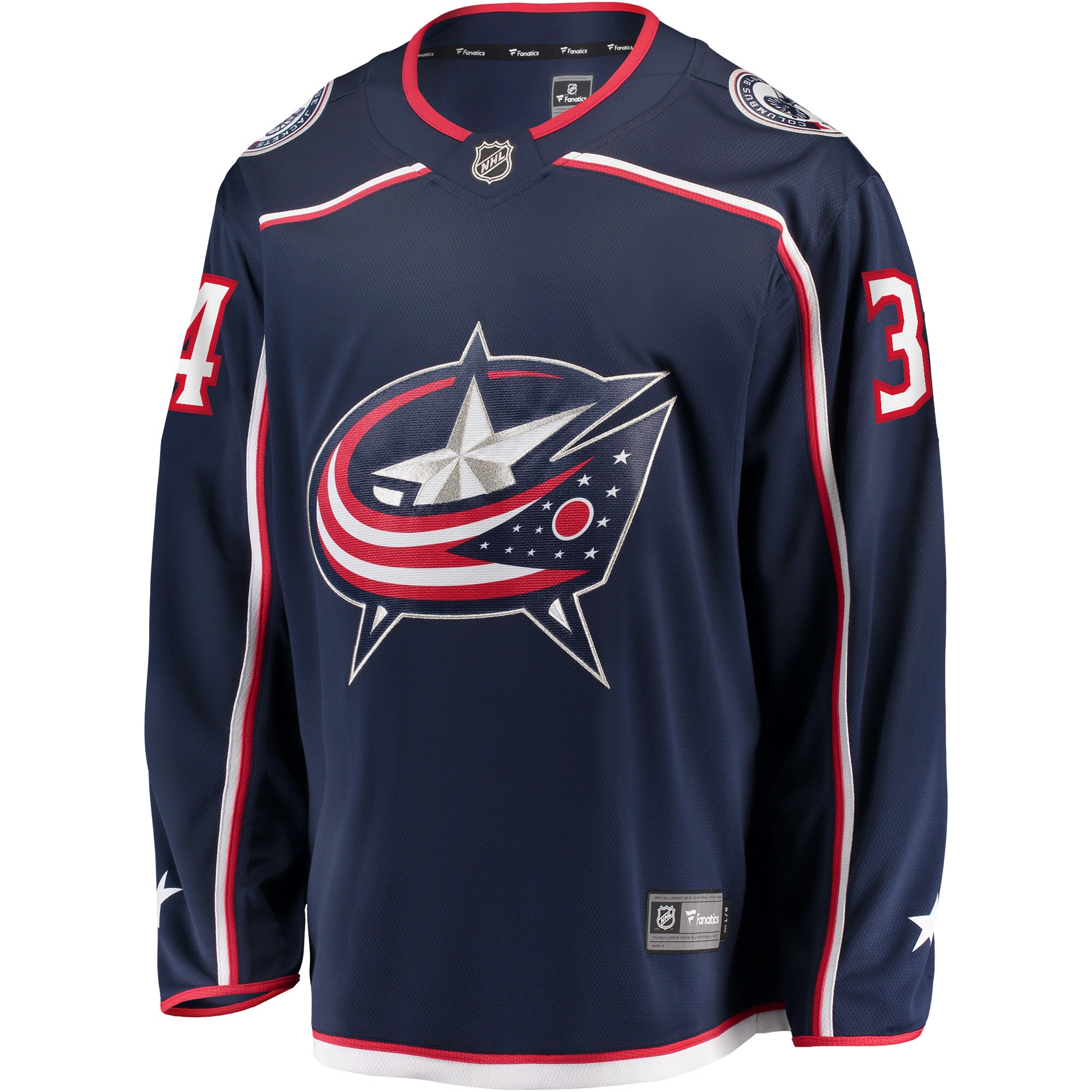 Cole Sillinger Columbus Blue Jackets Fanatics Home Breakaway   Jersey – Navy