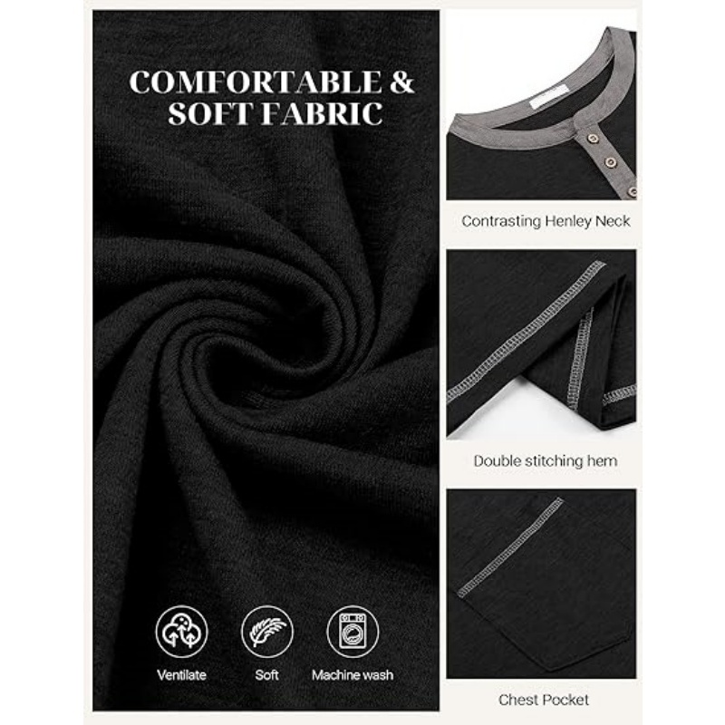 Mens Henley Shirts