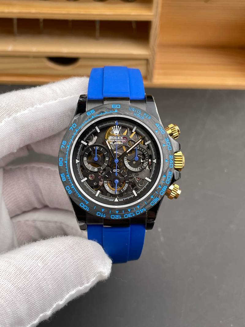 Rolex Daytona Skeleton Blue Steel