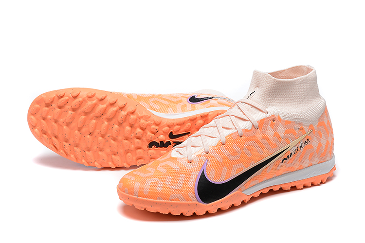 Assassin 15th generation high-top fully knitted waterproof MD air cushion grass spike football shoes